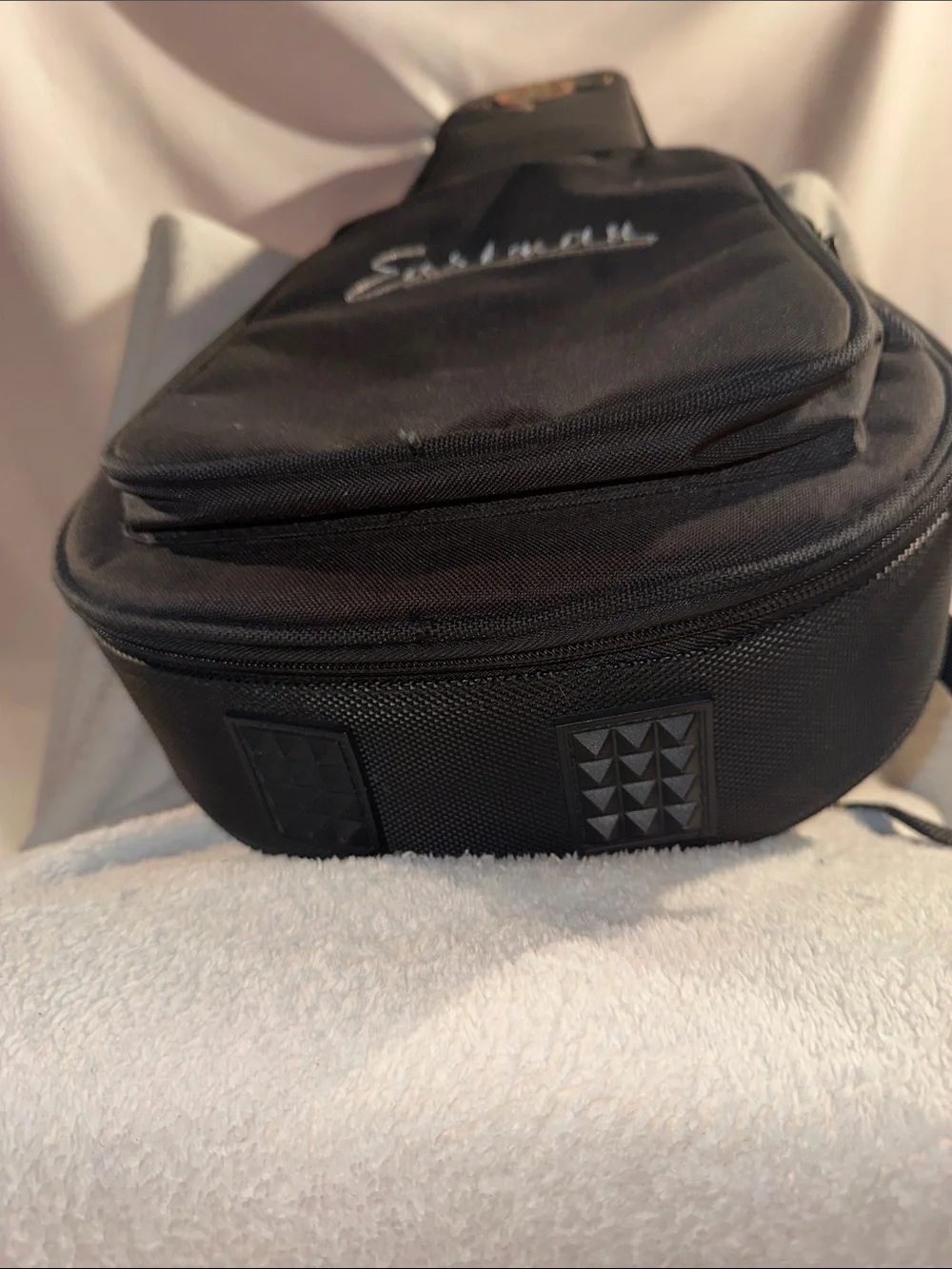 Black Padded Mandala/ Violin Gig Bag with Front Accessory Pocket
